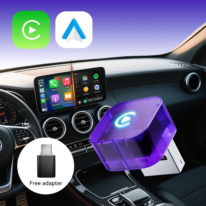 Bluejw Portable Wireless CarPlay Adapter & Android Auto Dongle - Universal Compatibility, Smart Car Play Box, Automobile Charger Supported - Image 5